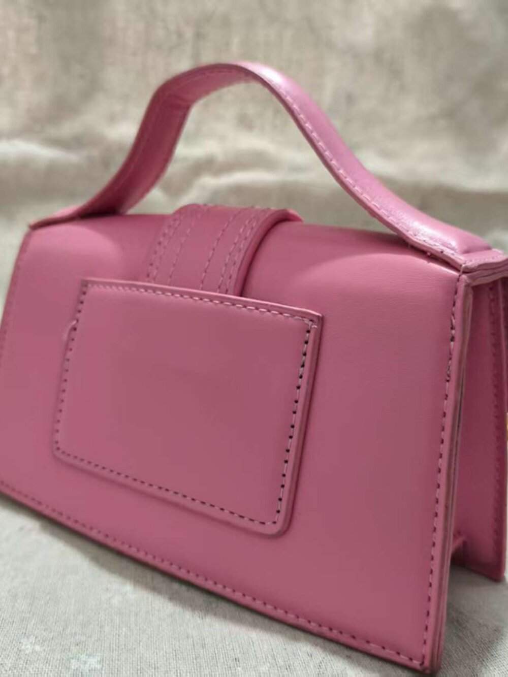 Jacquemus Le Chiquito Pink Leather Tote - Picture 9 of 11
